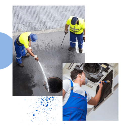 EZ Solutions crew at work in Dubai